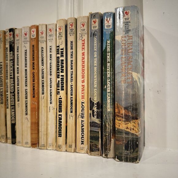 Louis Lamar Sacket Series 18 Book Complete Paperback Set - Picture 3 of 12